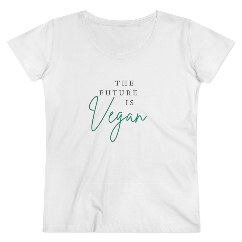The Future Is Vegan Organic Women&#39;s Lover T-shirt