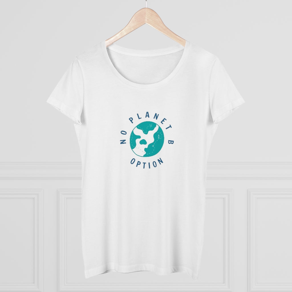 Organic Women&#39;s Fitted No Planet B T-shirt