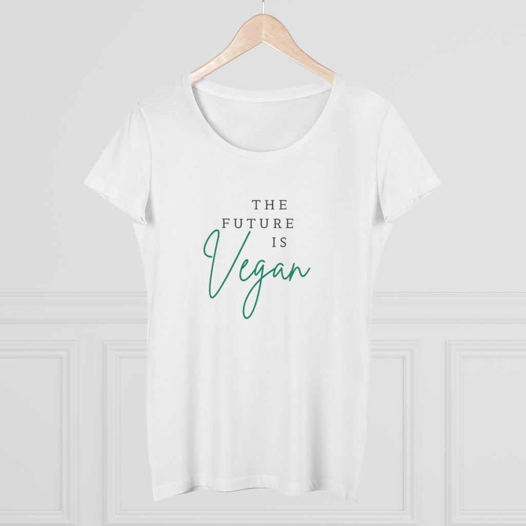 The Future Is Vegan Organic Women&#39;s Lover T-shirt