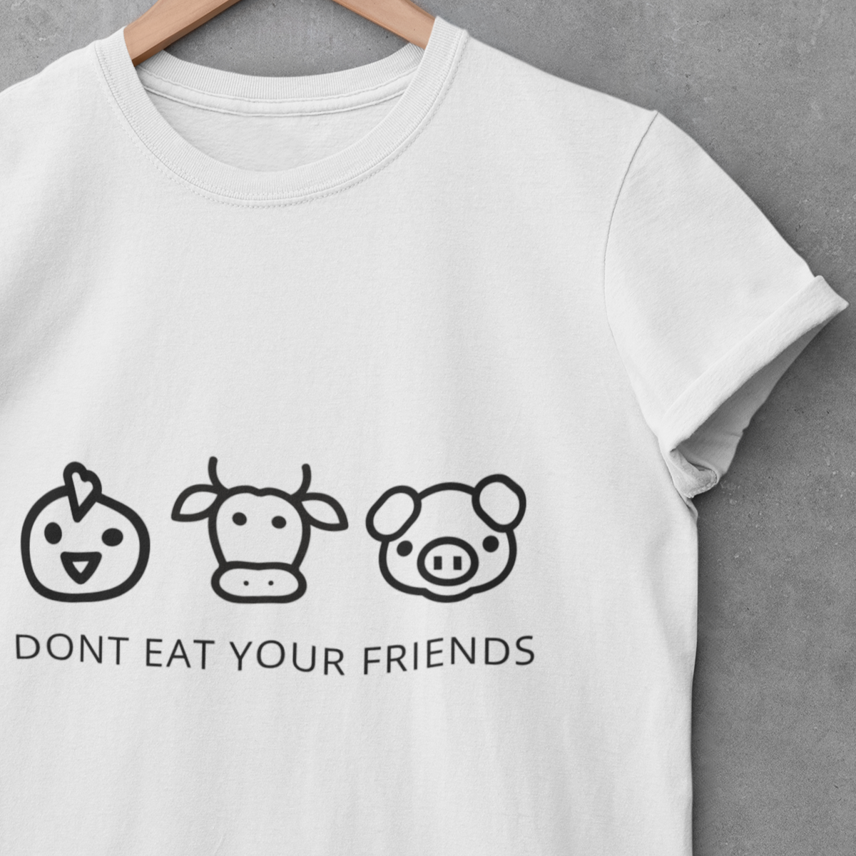 Don&#39;t Eat Your Friends Organic Women&#39;s Lover T-shirt