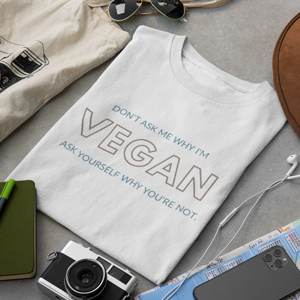 Don&#39;t ask me why I&#39;m Vegan Organic Women&#39;s Lover T-shirt